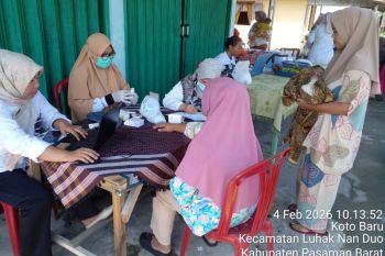 CKG di Pasaman Barat hingga pekan kedua Februari jangkau 16.116 orang