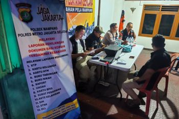 Kepolisian tangani laporan kehilangan dokumen warga korban kebakaran