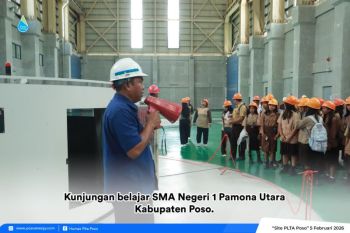 Poso Energy edukasi siswa tentang energi terbarukan