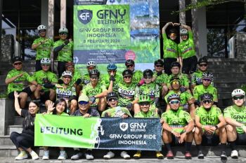 GFNY  Indonesia ajak pesepeda olahraga sambil nikmati keindahan wisata Belitung