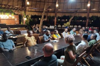 Delegasi tujuh negara studi konservasi laut di Raja Ampat