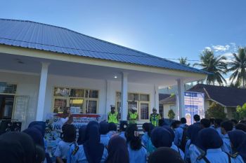 Polda Malut edukasi keselamatan berkendara di sekolah Operasi Keselamatan Kie Raha 2026