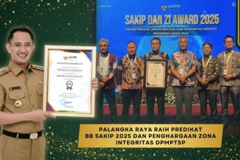 Pemkot Palangka Raya raih predikat Sangat Baik SAKIP dari Kemenpan RB