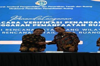 Bupati Bartim tandatangani verifikasi IPPR dan RDTR di Kementerian ATR/BPN