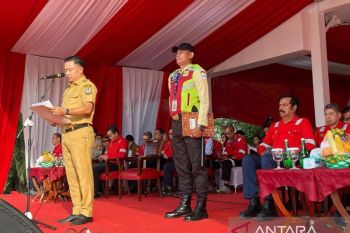 Wabup Pelalawan pimpin upacara Bulan K3 Nasional di Riau Kompleks