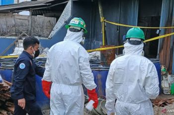 KLH uji paparan gas kimia di lokasi Gudang Pestisida Tangsel