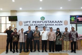 Perpusnas RI akreditasi A perpustakaan UIN Ar-Raniry Banda Aceh