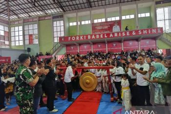700 Karateka ikuti Kejurda Forki Babel di Belitung