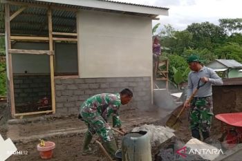 Program TMMD Kodim Rejang Lebong bedah lima rumah tidak layak huni
