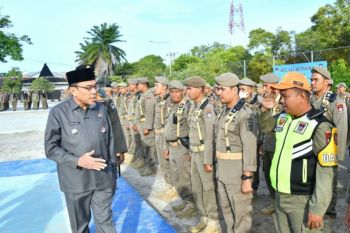 Gelar apel pasukan, Wawako Maigus Nasir : Pemkot Padang berkomitmen beri kenyamanan masyarakat beribadah saat Ramadhan