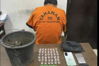 Polda amankan pengedar sabu di Perumahan Bangka Tengah