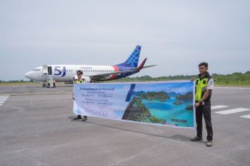 Penerbangan Sriwijaya Air di Morowali perkuat konektivitas