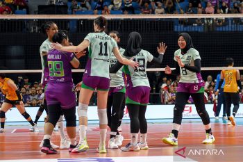 JPE mantab pimpin klasemen Proliga setelah kalahkan Popsivo Polwan