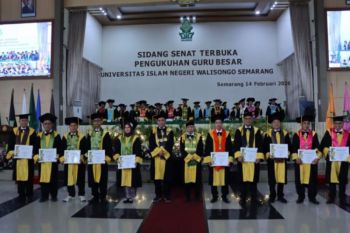 Merawat nilai kemanusiaan di tengah disrupsi global, 10 guru besar UIN Walisongo sampaikan pesan cinta untuk negeri