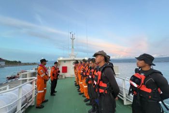 KN-SAR Baladewa cari KLM Nur Ainun tenggelam di Selat Makassar