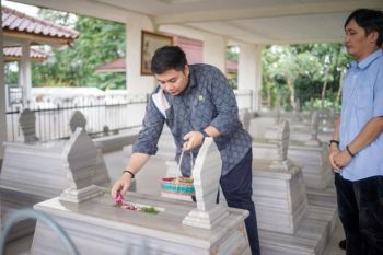 Anggota Komisi VI DPR ziarah ke makam Margono Djojohadikusumo jelang Ramadhan