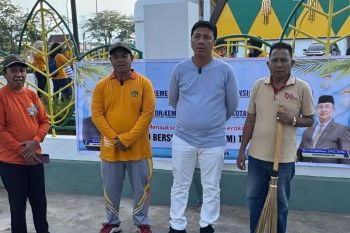 Kemenag Sulteng laksanakan Gerakan Bersama Bersih Masjid sambut Ramadhan