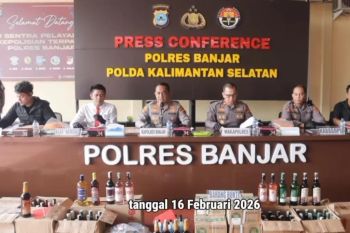 Polres Banjar ringkus 22 tersangka narkoba jelang Ramadhan