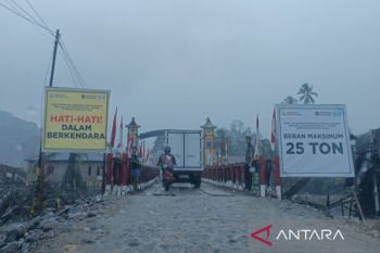 Jalan nasional terdampak bencana di Sumut telah tersambung