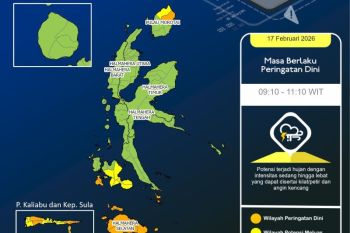 BMKG peringatkan potensi gelombang tinggi dan cuaca buruk di perairan Maluku Utara