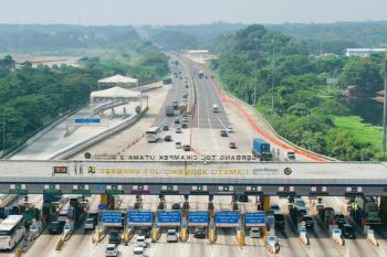 Ada peningkatan signifikan lalu lintas di Tol Japek pada libur Imlek