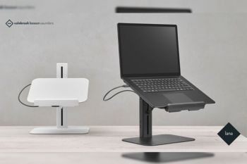 Colebrook Bosson Saunders Officially Launches Lana, A Circular Ergonomic Laptop Stand for the Hybrid Generation