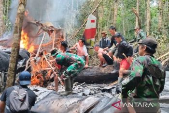 Pelita ungkap kronologi pesawat carter jatuh hingga pilot meninggal