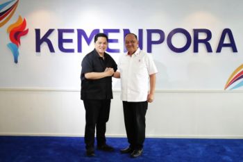 Menpora bersama Ketua KONI Pusat bahas persiapan PON 2028