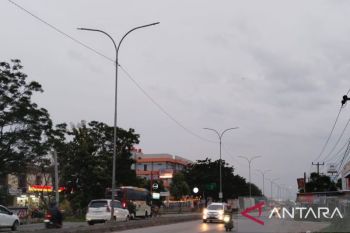 Puluhan lampu PJU padam di jalan nasional wilayah Karawang