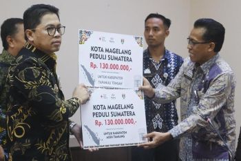 Pemkot Magelang bantu korban banjir Tapteng-Aceh Tamiang Rp260 juta