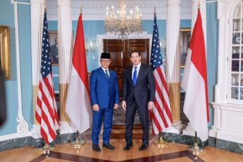 Menlu RI-AS tegaskan kemitraan strategis, dukungan bagi Palestina