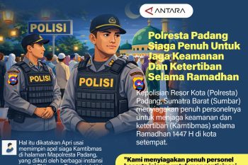 Polresta Padang siaga penuh untuk  jaga keamanan dan ketertiban selama ramadhan