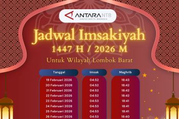 Jadwal Sahur dan Buka Puasa Ramadhan 2026 M di Lombok Barat