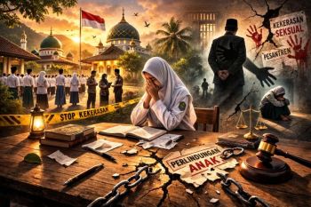 Tajuk ANTARA NTB - Retaknya perlindungan santriwati di pesantren NTB