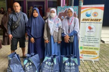 Yayasan AMC salurkan 1.150 paket sembako di bulan Ramadhan 1447 H