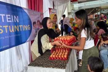 Alfamidi salurkan 1.800 telur bagi anak Tangerang terindikasi stunting