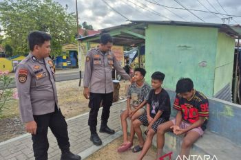 Polisi gelar patroli kamtibmas selama Ramadhan di pesisir Gorontalo