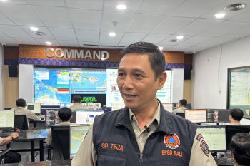 BPBD: Ada dua kejadian dampak hujan sehari penuh di Bali