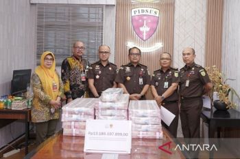 Kejati Sumut terima pengembalian kerugian negara Rp13,18 miliar dari korupsi KSPN Danau Toba