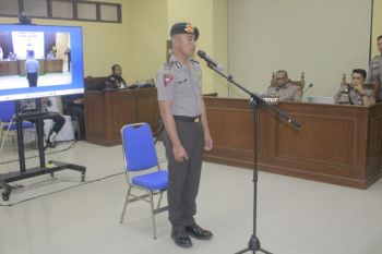 Bripda MS pelaku penganiaya pelajar di Tual sampaikan permintaan maaf