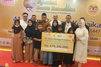 HokBen hadirkan Bento Ramadhan,buka puasa bersama 4.500 anak yatim
