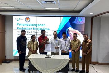 Bangun Kemitraan Strategis, Bank Nagari-IPDN Kampus Sumbar lakukan PKS