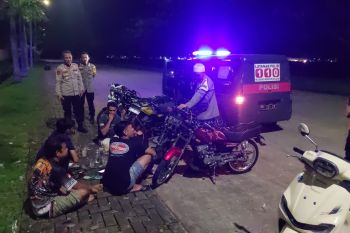 Polres Serang gelar patroli skala besar cegah kejahatan saat Ramadhan