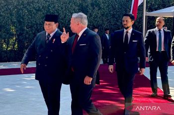 Prabowo assures King Abdullah of support for Palestinian peace
