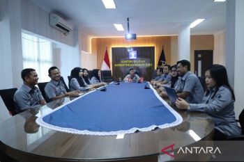 Optimalkan Tata Kelola Administrasi, Kemenkum Riau Ikuti Sosialisasi Pengawasan dan Digitalisasi Arsip 2026