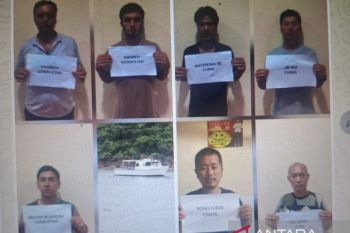 Polisi tangkap tujuh WNA diduga imigran gelap di Pantai Masidae