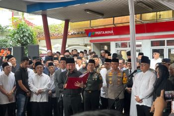 Gubernur Sumsel jadi inspektur upacara pelepasan jenazah Alex Noerdin