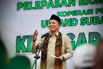 Menkop lepas ekspor 3 ton manggis Koperasi Produsen Upland Subang Farm ke China