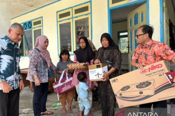 LKKS Kota Padang Panjang salurkan bantuan bagi korban kebakaran Sungai Andok