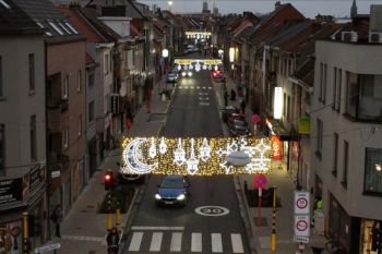 Untuk pertama kali, gemerlap lampu Ramadhan terangi jalan di Belgia